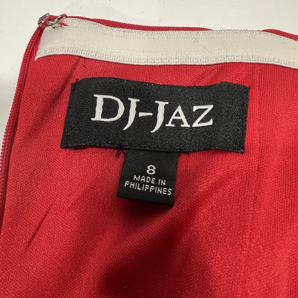 Dj Jaz Red Mini Cocktail‎ Dress Size 8 - Picture 4 of 9